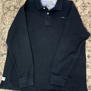 Orvis Men's Dark Long Sleeve Polo